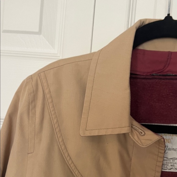 Vintage London Fog Maincoats Khaki Trench coat with removable liner - 8P - Picture 7 of 8